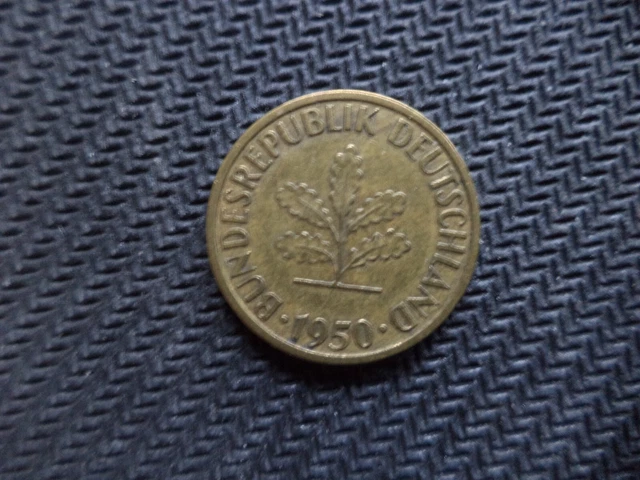 GERMANY 1950 J 5 Pfennig Proof ~~EXCELLENT CONDITION~~