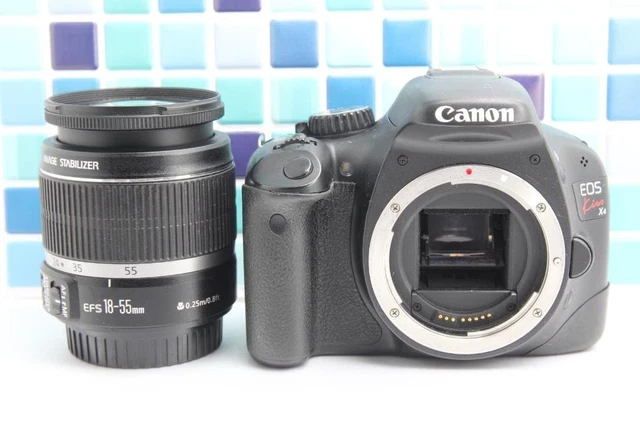 CANON EOS KISS X4 DSLR Camera with EF-S 18-55mm IS Lens