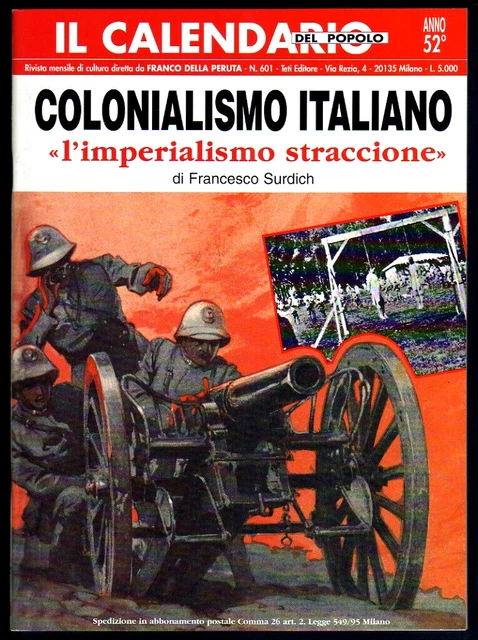 FRANCESCO SURDICH COLONIALISMO ITALIANO. L'imperialismo straccione