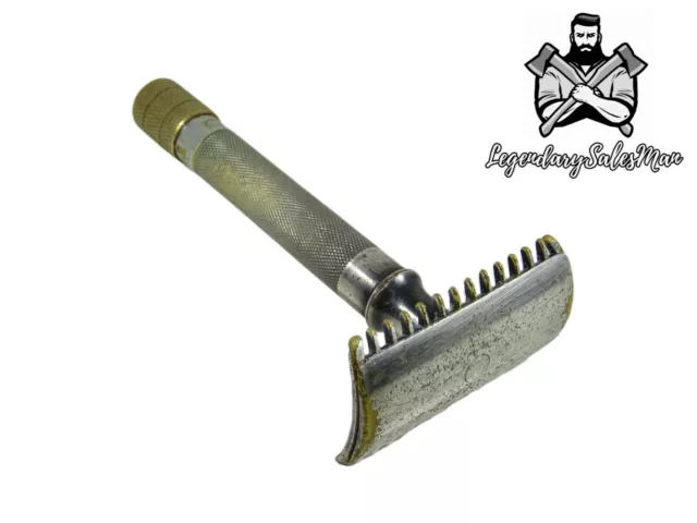 Vintage Trade Gillette Mark Double Edge Safety Razoer Tech World Over