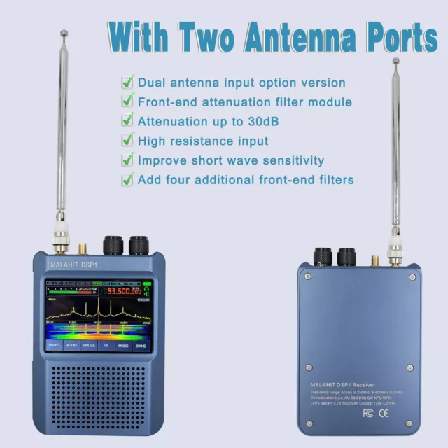 Radio multibanda, manivela solar portátil, receptor de radio SW, fabricado  por expertos