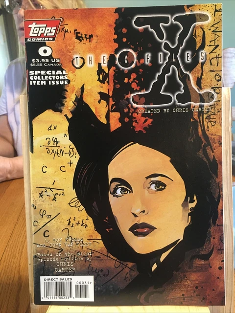 TOPPS COMICS: THE X FILES. Vol.1 #0 1996. Special Collectors Item Issue  HS1