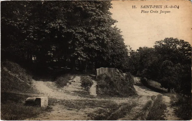 CPA St Prix Place Croix Jacques (1317699)