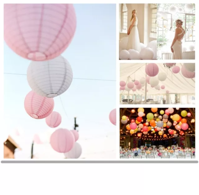 Paper Lanterns for Wedding Party Festival Decoration- Can Mix and Match Colour 2