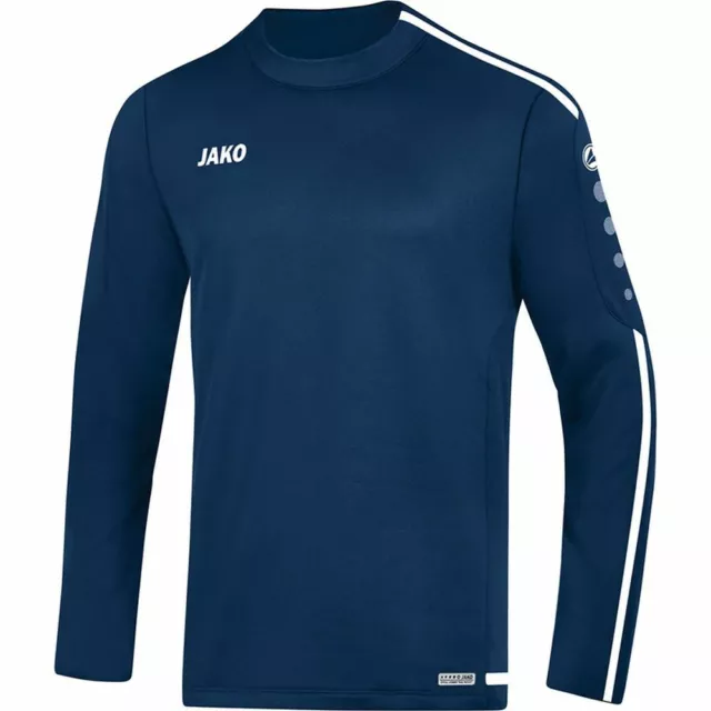 Jako Fußball Sweat Shirt Striker 2.0 Herren Sport Pullover marine weiß