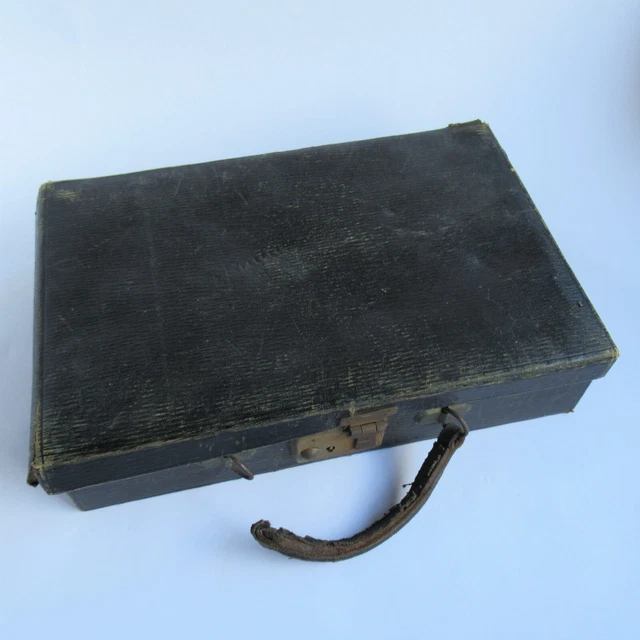 Custodia da scrittura portatile retrò vintage piccola (valigetta scatola kitsch shabby chic)