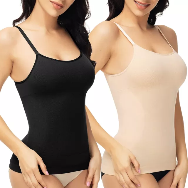 Women's Tummy Control Shapewear Seamless Body Shaper Compression Tank Tops  Tees