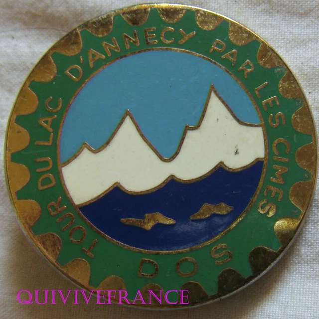 Badge Pin Randonneur De L'Oisans - Cyclotourisme - Fabrication Française Métal