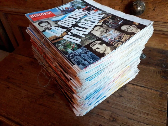 Lot Complet-120 Historia Magazine Spécial La Guerre D'algerie- 1971 À 1974