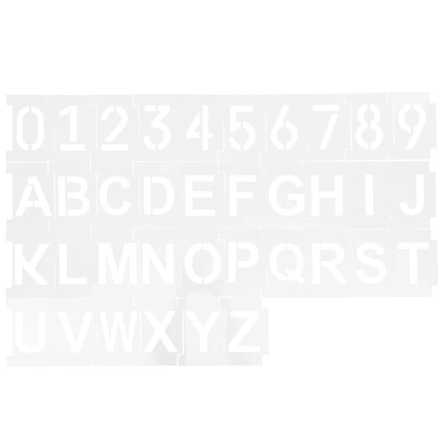 ALPHANUMERIC TEMPLATE PAINTING Templates for Children Stencils Creative ...