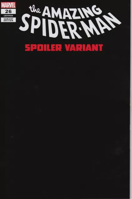 The Amazing Spider-Man #26 NM | Gary Frank Spoiler Cover | Marvel Comics (2023)