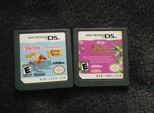 Nintendo DS Barbie Bundle Horse Adventures Island Princess