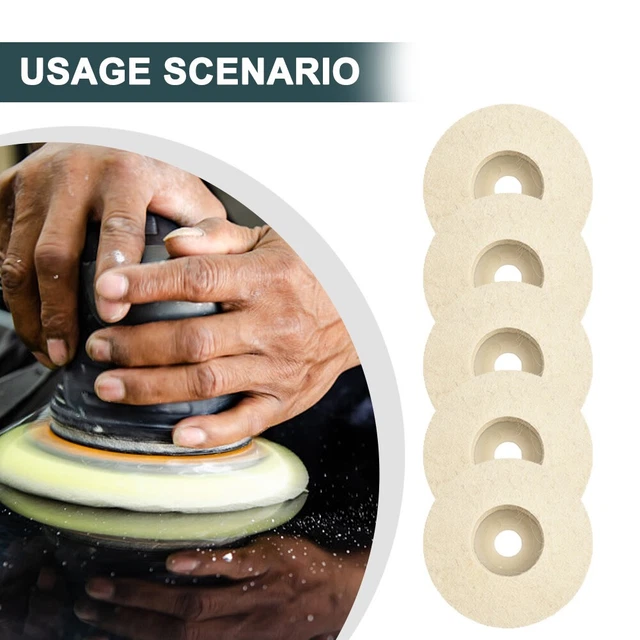 5x Ruota Lucidante Abrasiva Metallo Lucidante 4in Flap Dischi - Foto 4