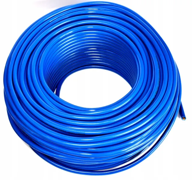 Câble électrique H07BQ-F 5x2,5 mm² câble en polyuréthane pour extension bleu