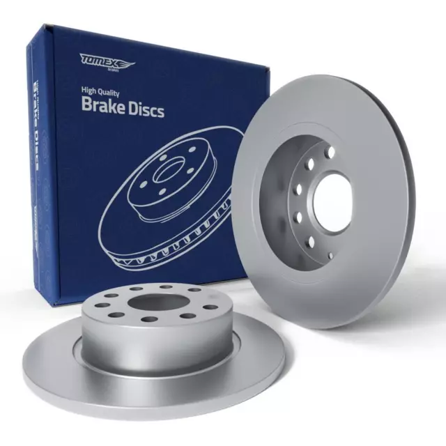 2x Les disques de frein (arrière) pour Skoda Octavia III Break, Liftback (12-18)