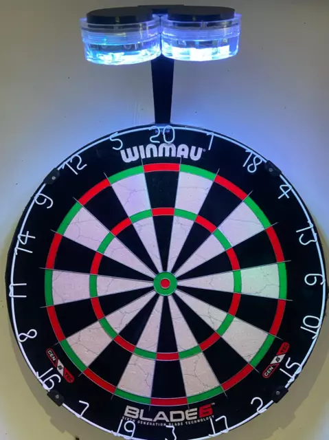 Dartboard Light multicolour, LED lighting, Hanger, WITH REMOTE *MULTICOLOUR LED*