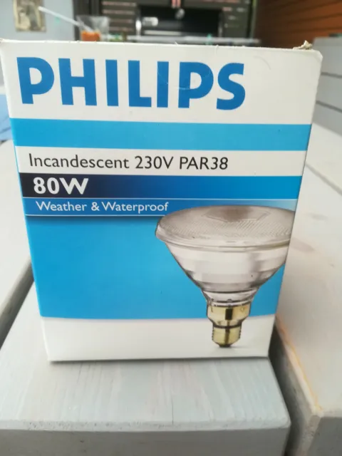 Philips Incandescent 230V PAR 38 E27 80W