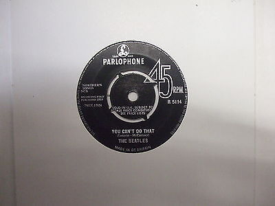 R 5114 The Beatles - You Cant Do That / Cant Buy Me Love - 1964