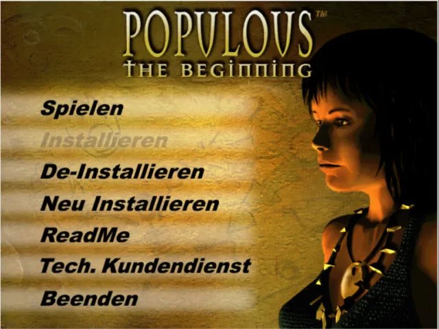 POPULOUS THE BEGINNING, PC-Strategiespiel, CD-ROM in BIG BOX