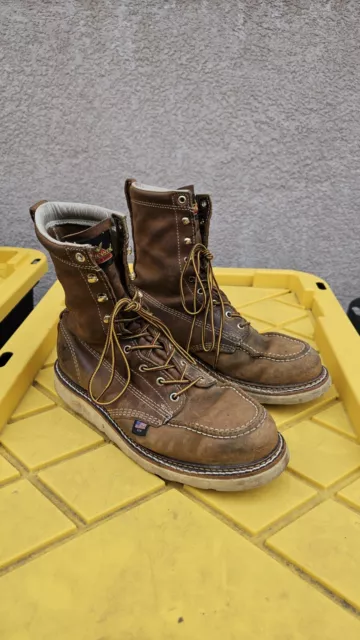 MENS THOROGOOD SOFT Toe Work Boots 814-4178 Size 10 EE $29.00 - PicClick