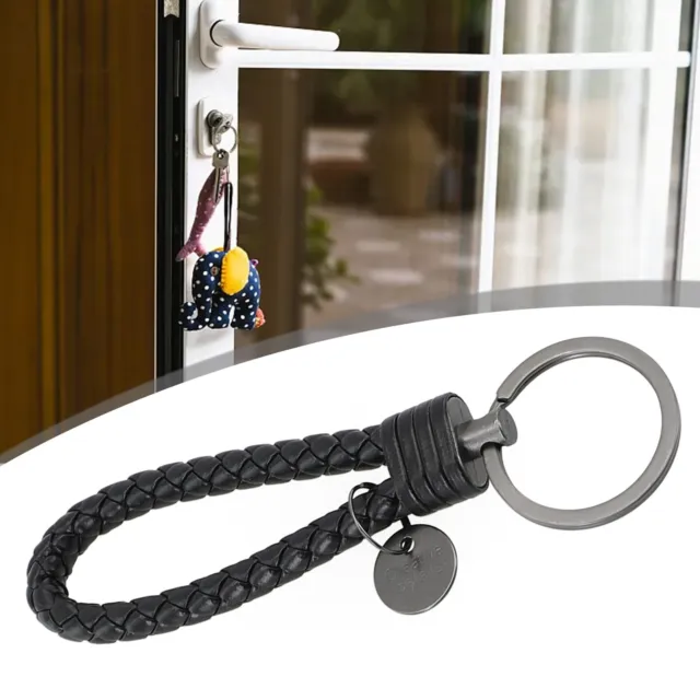 Durable Braided Rope Keychain Secure Your Keys with a Universal Keyring