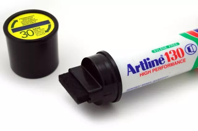 Artline EK130 Permanentmarker extra dick breit Jumbo Stifte Meißelspitze 3 cm 2