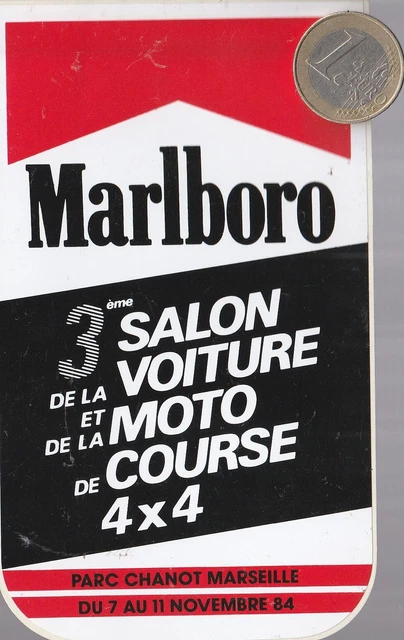 AUTOCOLLANT. AUTOMOBILE. F1. MARLBORO. GP PAUL RICARD 1982 EUR 5,90
