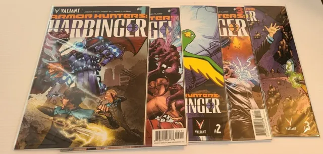 Valiant Comics Armor Hunters: Harbinger  #1-3 With Variant Covers (2015)