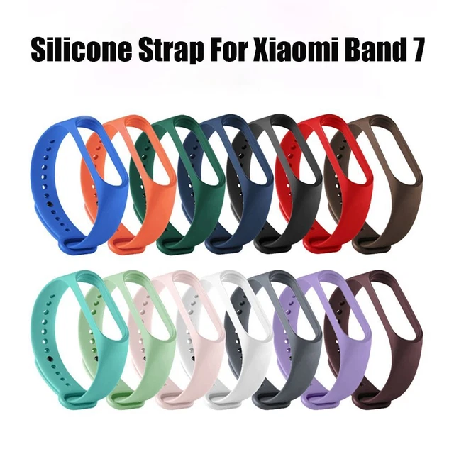 Montre Sangle Remplacement Silicone Bracelet Bracelet For Xiaomi Mi Band 7