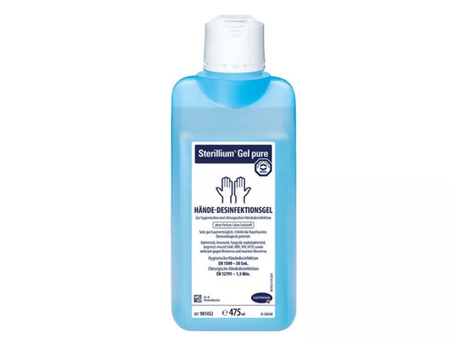 20x Hand-Desinfektionsmittel Hartmann Sterillium Gel pure 475 ml (NAN-00085)