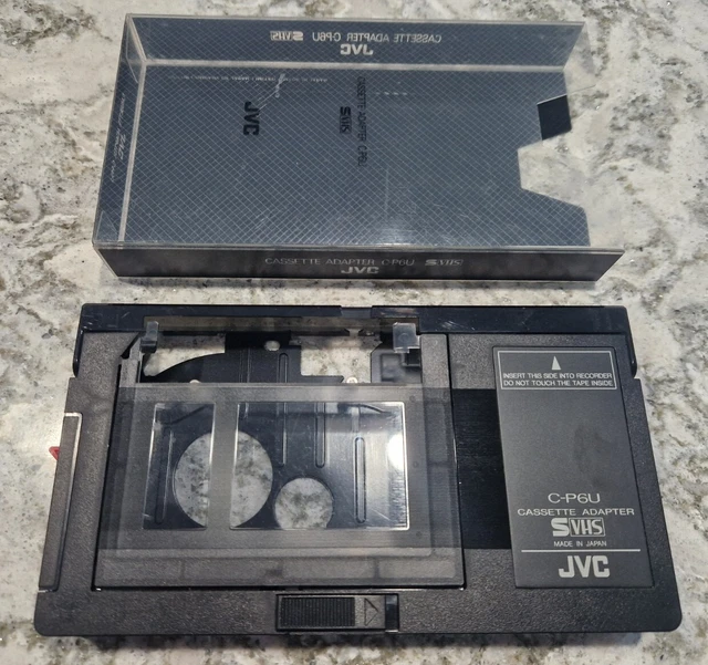 VINTAGE JVC CP6U Motorised Cassette Tape Adapter (Camcorder VHSC to