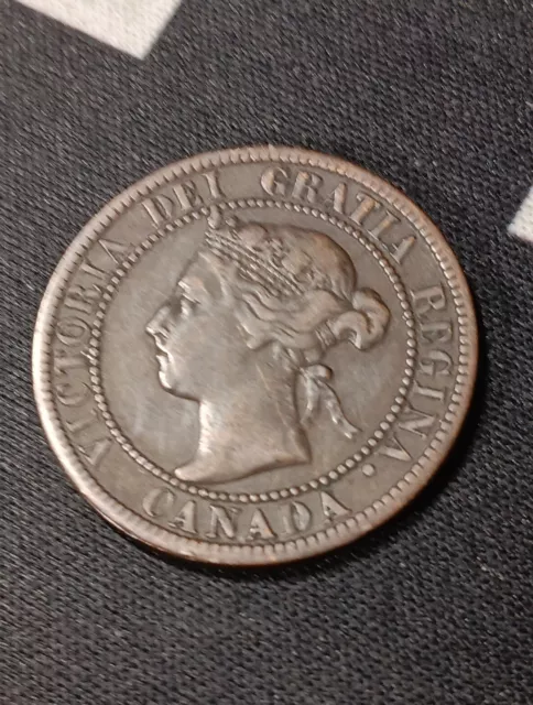 1893 Canada One Cent Xf/Au Choice J/427