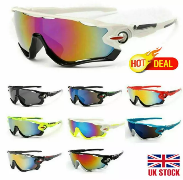 Outdoor Sport Cycling Bicycle Bike Riding Sun Glasses Eyewear Goggle UV400 UK