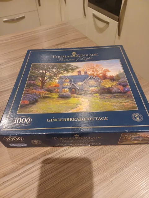 Gibsons 1000 piece Puzzle Gingerbread Cottage by Thomas Kinkade