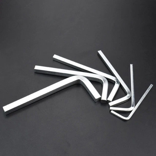 Lot De 7 Clés Carrées En Forme De L Pour Vis Carrées