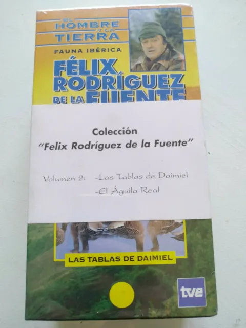 Felix Rodriguez de la Fuente El Aguila Real Tablas de Daimiel - 2 x VHS Nueva