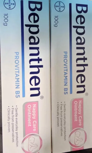 Bepanthen Nappy Care Ointment | Nappy Cream with Provitamin B5 | Suitable 2×100g