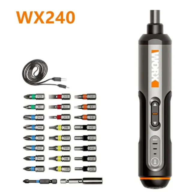 Worx 3.6V Electrical Screwdriver WX240 Smart Cordless Screwdrivers USB Tools