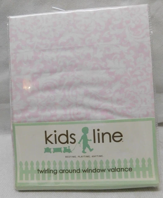 Kidsline Twirling Around Window Valance 60 in x 14 in Baby Nursery