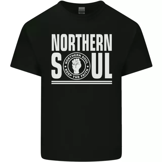 T-shirt da uomo in cotone Northern Soul Keep the Faith