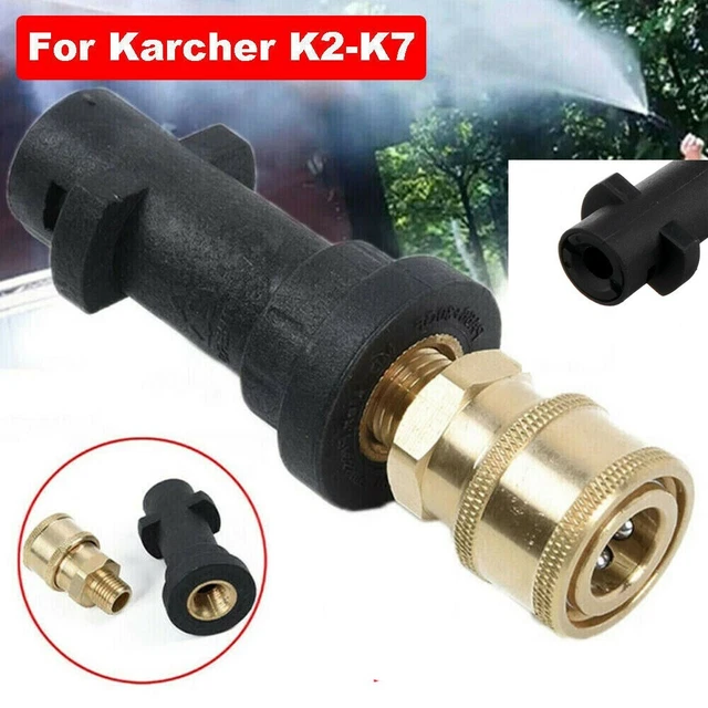 Adaptateur ForKarcher pour laiton et caoutchouc de haute qualité série K2 K7