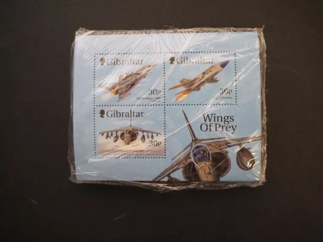 Gibraltar 1999, Block "Flugzeuge" **/MNH, MiNr. Bl.38 (100), ME 400,-
