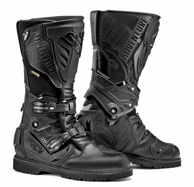 Stivali Moto Touring Sidi Adventure 2 Gore-Tex Nero Nero