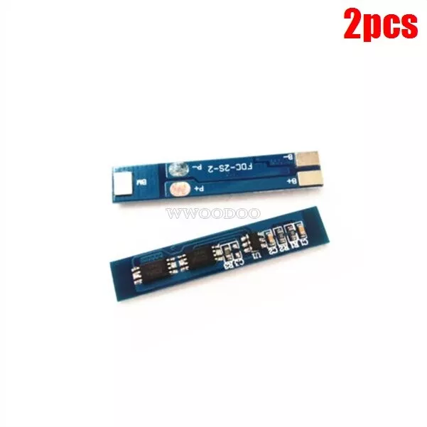 Protection Board Module Lithium Battery 2X 2S Li-Ion 18650 Charger 3A 7.4V 8. sn