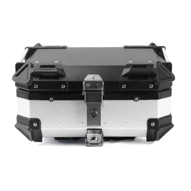 TOP CASE PER Royal Enfield Classic 500 Bauletto alluminio Bagtecs XB28 ...