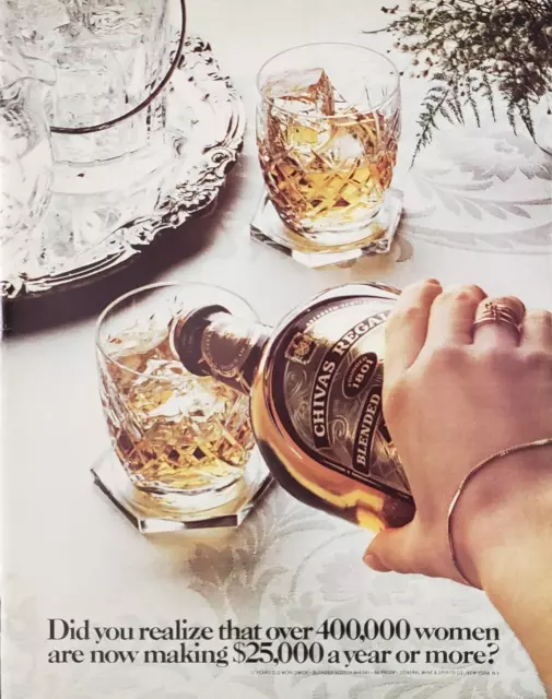 1980 Chivas Regal Scotch Whisky Vintage Print Ad