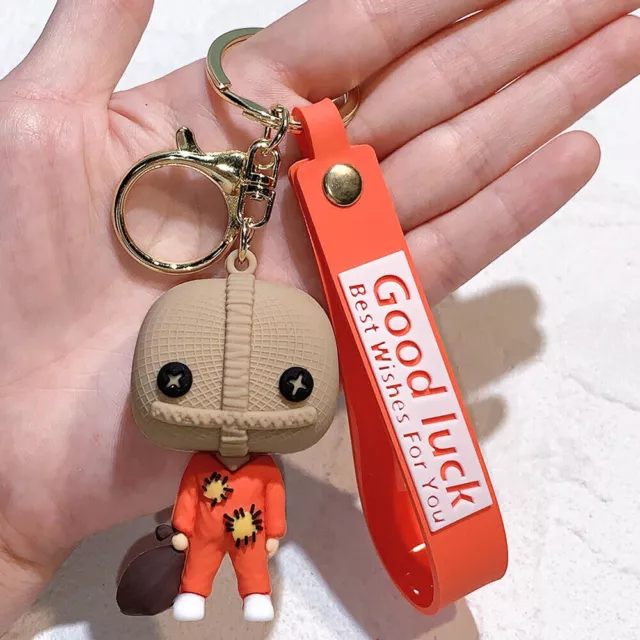 Trick 'R Treat Sam Burlap Head Figure Keyring Keychain Womens Ladies Children 3