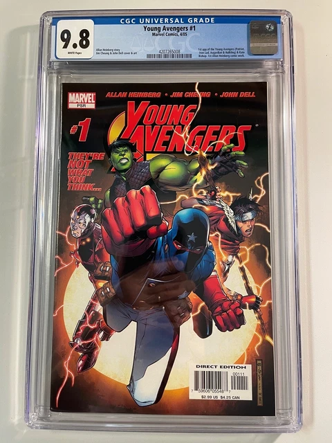 Young Avengers 1 CGC 9.8 2005 Marvel 1st App of Patriot, Iron Lad, Asgardian