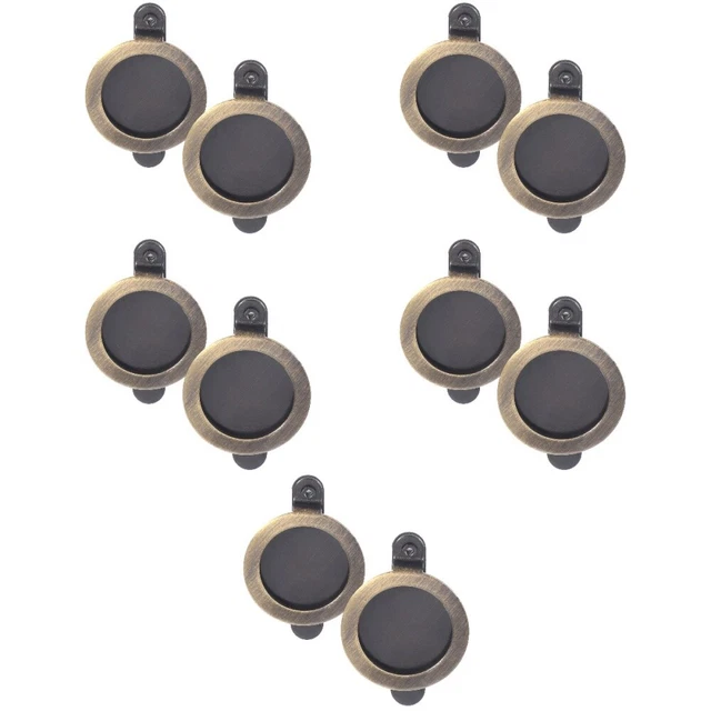 10 piezas Cubierta de orificio de puerta práctica premium para visor de puerta de cobre para el hogar