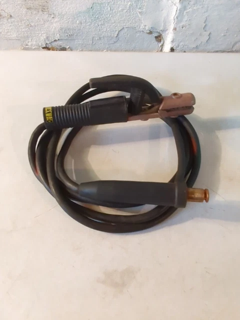 Light Welding Cable #2 with 200A Electrode Holder Tweco Male End 10.5' 600V USA
